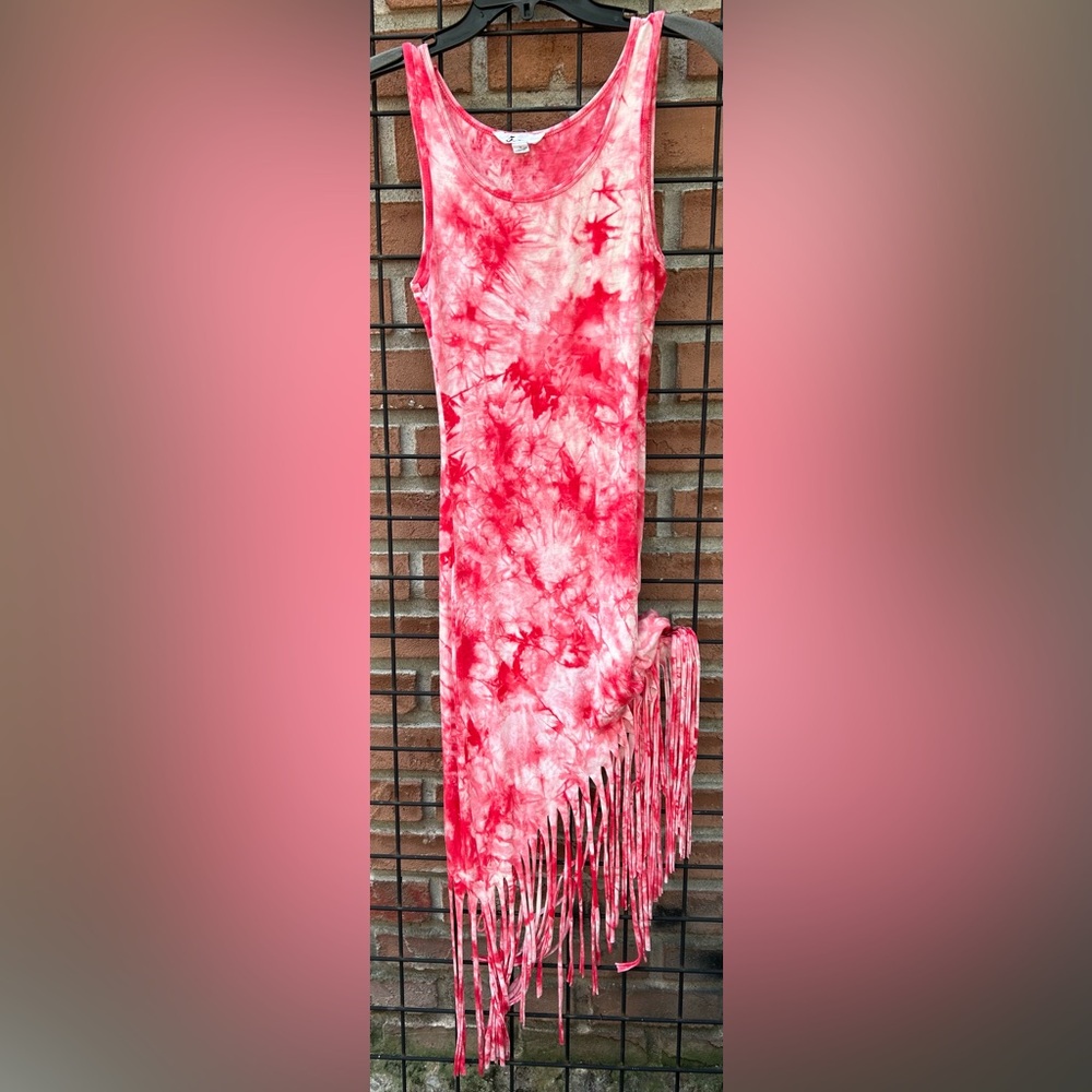 5th & Love Red Tie-Dye Dress